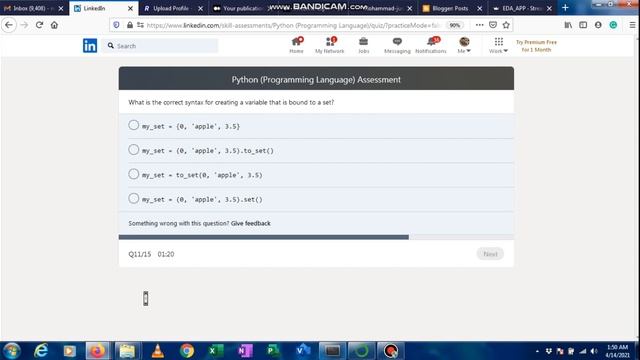 Python LinkedIn Assessment Pass Top 5% смотреть онлайн