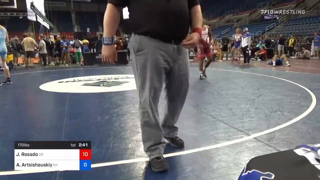 170 Lbs Consi Of 16 #2 - Jackson Rosado, Oregon Vs Adrian Artsisheuskiy, New York 8ea0 смотреть онлайн