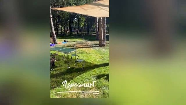 Бежевый навес Agrosmart