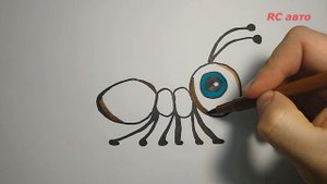 Как нарисовать муравья / how to draw аn ant
