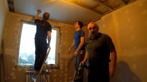 Работа с гипсокартоном.Потолок из ГКЛ.монтаж.