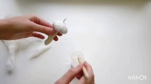 Грибок из ваты мастер - класс