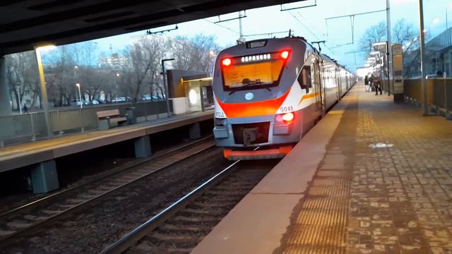 Электропоезд ЭП2Д до Серпухова смотреть онлайн