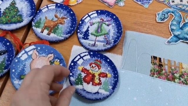 Рукодельная встреча. Май #вышивка_крестом #вышивка_на_пластике