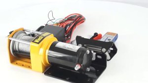 Лебедка электрическая 12V Electric Winch 3000lbs / 1361 кг со стальным тросом