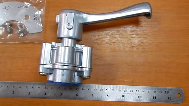 Кран ручного управления пневмоподвеской MAN, MB, DAF смотреть онлайн