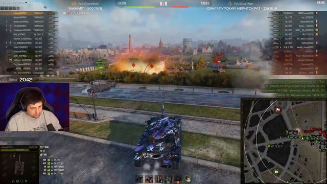 ЛЕВШУ ЗАБАНИЛИ НА СТРИМЕ КОРМ2 / WORLD OF TANKS