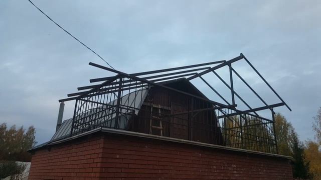 делаем навес на даче заказчика смотреть онлайн