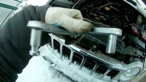 Jeep ( k j ) 2.8 дизель, как снять вискомуфту.