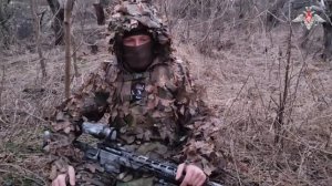 Боевая работа снайпера