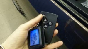 Renault Scenic 3 2014 с ключом картой. Fortin EVO-KEY