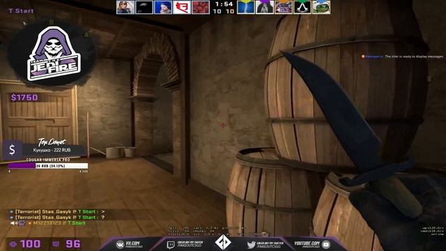 CSGO FACEIT Стрим, нагибаем перчиков / Stream CSGO FACEIT смотреть онлайн