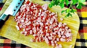 Окрошка на белом квасе с хреном и горчицей