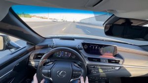 Тест драйв Лексус ES 350 вождение по городу / Test drive Lexus ES 350 city driving