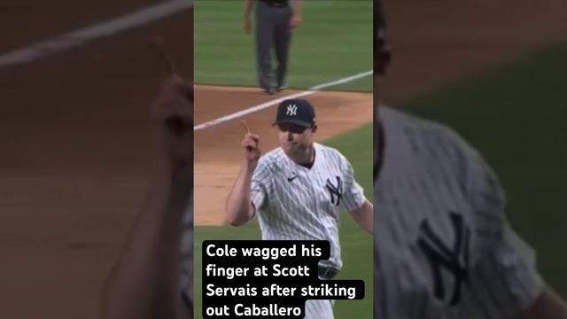 Gerrit Cole TAUNTS the Mariners after strikeout #highlight #mariners #yankees #baseball