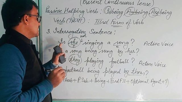 PassiveVoice | Change into Passive Voice/PresentContinuous Tense @bababachhuenglishclass7075