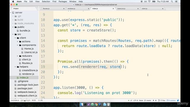 Data Load Completion Server Side Rendering with React and Redux смотреть онлайн