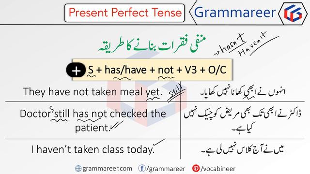 Present Perfect Tense in English with Examples | All English Tenses in Urdu | Grammareer смотреть онлайн