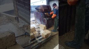 Камнерезный станок для производства плитки, блоков из камня ракушки