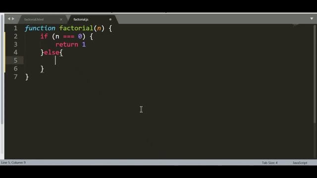 JAVASCRIPT Function to find the factorial(s) of the number