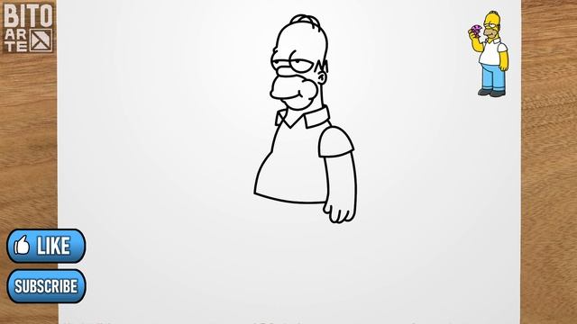 Как нарисовать Гомера Симпсона смотреть онлайн