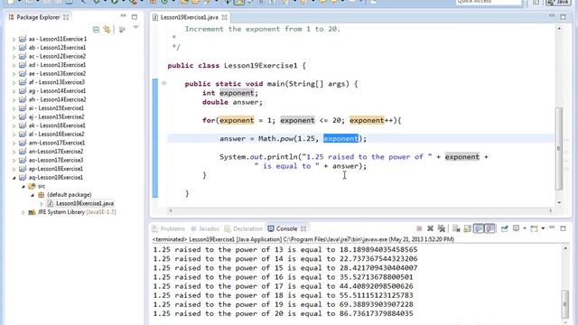 19x - Learn Java Float and Double Data Types - Exercise 1