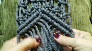 Узор РОМБ (макраме).