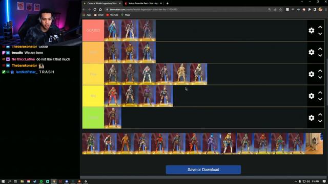 Ranking the BEST Legendary Wraith Skins смотреть онлайн