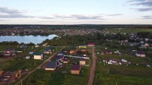 Кировская область Слободской район деревня Шихово. Полет на деревней