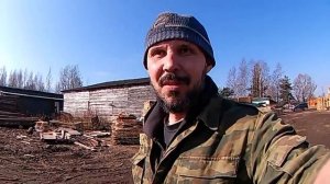 Поездка за опилками для опилкобетона