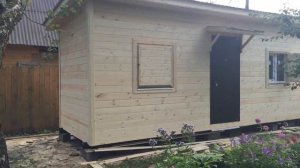 Бытовка Дачная 7м со сборкой  на участке