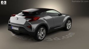 Toyota C-HR 2016 3D model by Humster3D.com