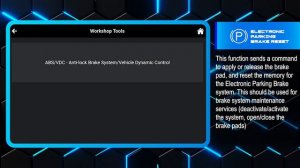 How to Use Electronic Parking Brake Reset Function on SDS | 2016 Subaru XV Crosstrek