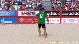 Пляжный футбол. Украина - Турция (3-й тайм)