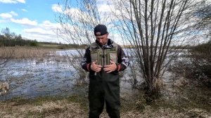 Спиннинг с берега на щуку! Экипировка и снасти для ходовой рыбалки! Спиннинг весной!