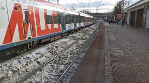 Электропоезд ЭГ2Тв Иволга 2.0 Одинцово - Лобня станция Водники город Долгопрудный