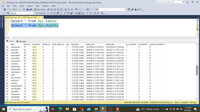 4.0) How to locate both system and user-defined tables within a SQL Database ? || SQL || SQL SERVER