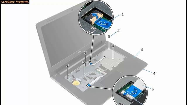 Dell Inspiron 3451 Disassembly - Laptop repair смотреть онлайн