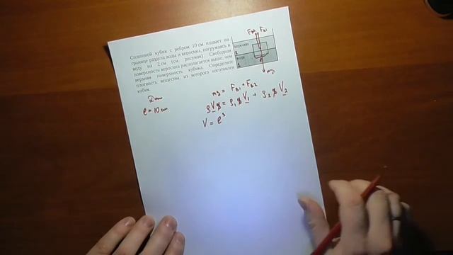 Кубик в воде и масле смотреть онлайн