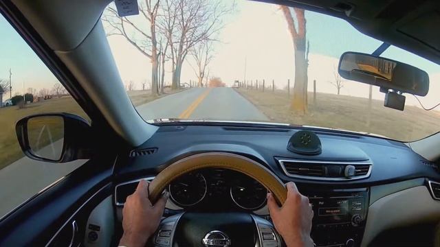 POV Drive 2016 Nissan Rogue SL - Country Side Driving