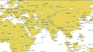 AW005R - Персидский залив - Красное море