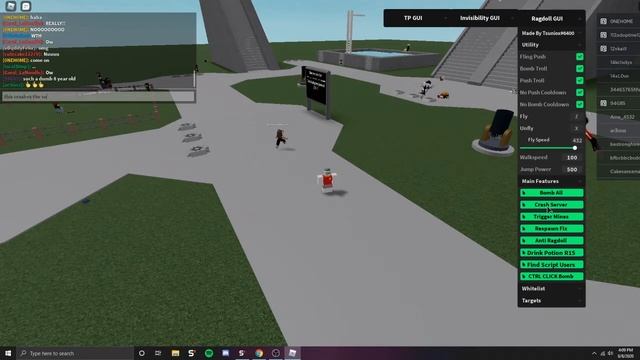 VERY OP ROBLOX RAGDOLL ENGINE HACK/SCRIPT, CRASH SERVER, BOMB ALL, INVISIBLE ALL, AND MANY MORE! смотреть онлайн