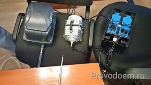 Потери компрессора для пруда от длинны трубки. Эксперимент.
