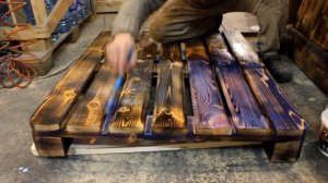 Журнальный столик из поддонов это просто.  DIY