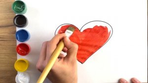 How to draw simple heart / Как нарисовать простое сердечко