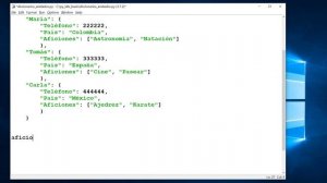 Python - Nivel 20 - Reto 15 - Diccionarios anidados