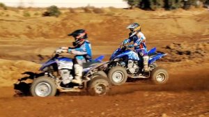 Riding Yamaha Raptor 250R