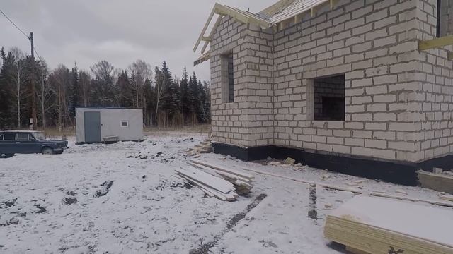 Проект дома по Древнерусским Саженям и Васту из газобетона, делаю обзор его строительства