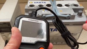 VARTA SILVER DYNAMIC 70Ah 760A AGM через три месяца после обслуживания.