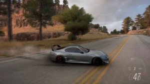 930HP - 1998 Toyota Supra RZ - Forza Horizon 5 - Night Drive - Top Speed - Dualshock 4 - Ray Tracin